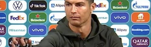 C罗拒绝跟可乐同框是虚伪？不是！葡国牙医感谢他！