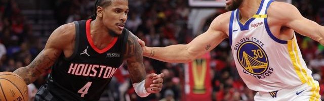 治愈1756天心魔！火箭三少翻越勇士，库里需背锅